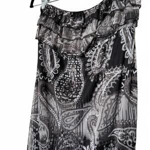 Y2K Paisley Soft Grunge Sleeveless Long Maxi‎ Dress